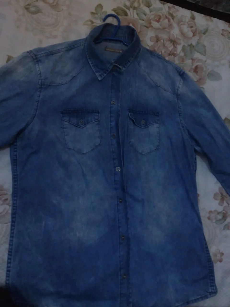 Camisa Jeans Masculina - Foto 2