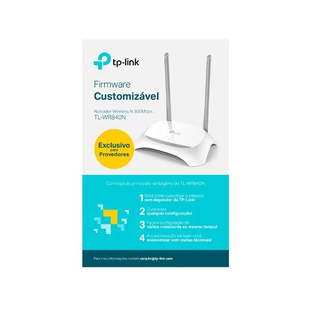 Roteador Wireless Tp-link N 300mbps Tl-wr840n - Foto 4