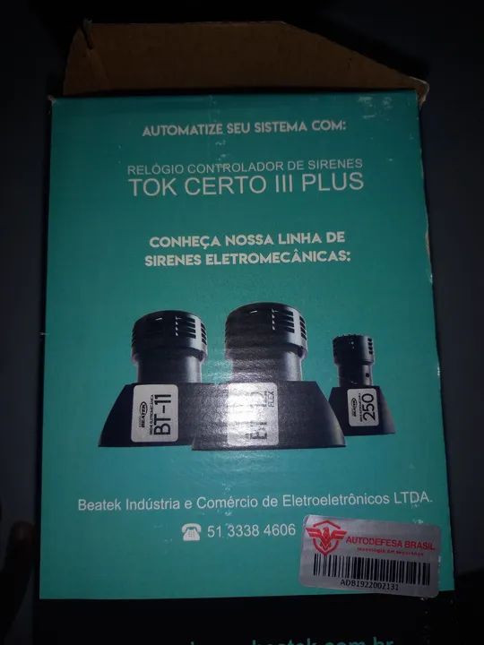 Sirene nova nunca usada BT11 - Foto 4
