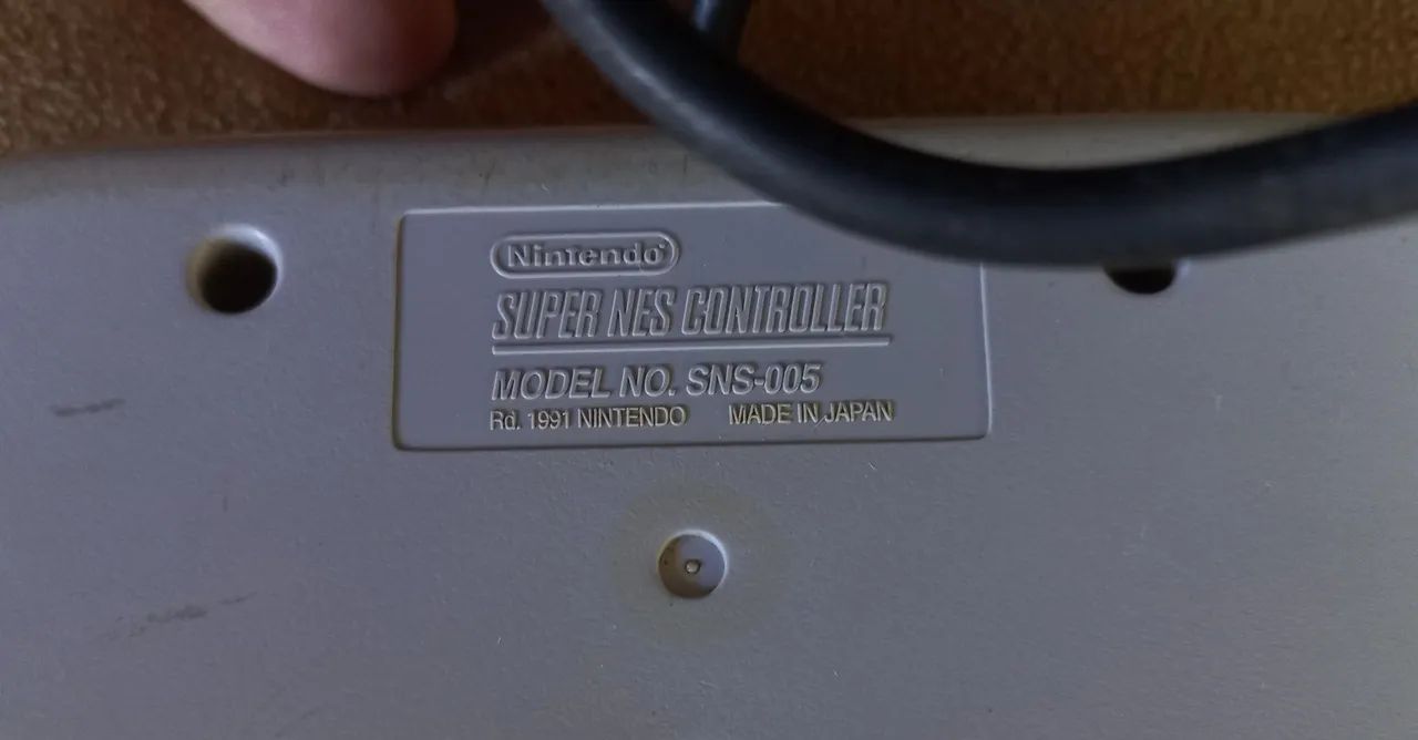 Antigo Vídeo game Super Nintendo snes made in Japan com jogo Street Fighter II  - Foto 5