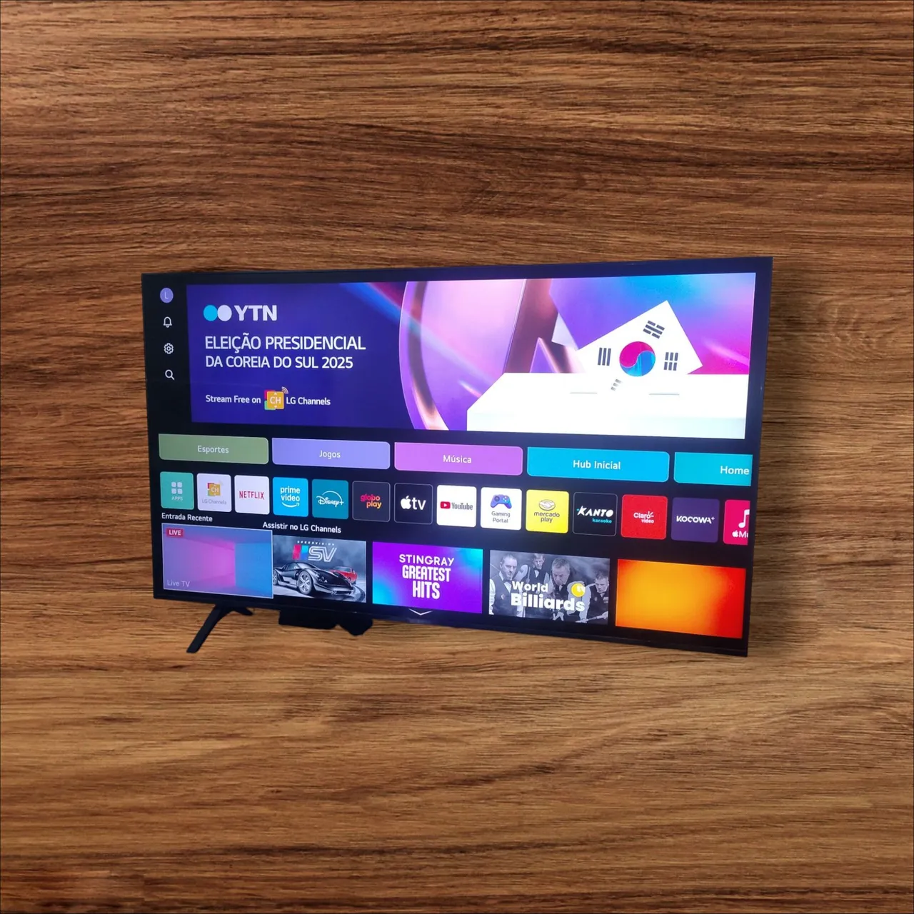 Smart LG 4K 55UR87 nova com nota 2 anos de garantia r$2.200 à vista ou r$2.400 em até 10X