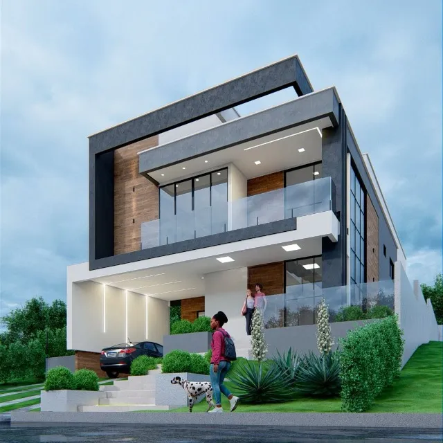 Condomínio Terras Alphaville - Casa de 3 Suites c/ closet, 281m²