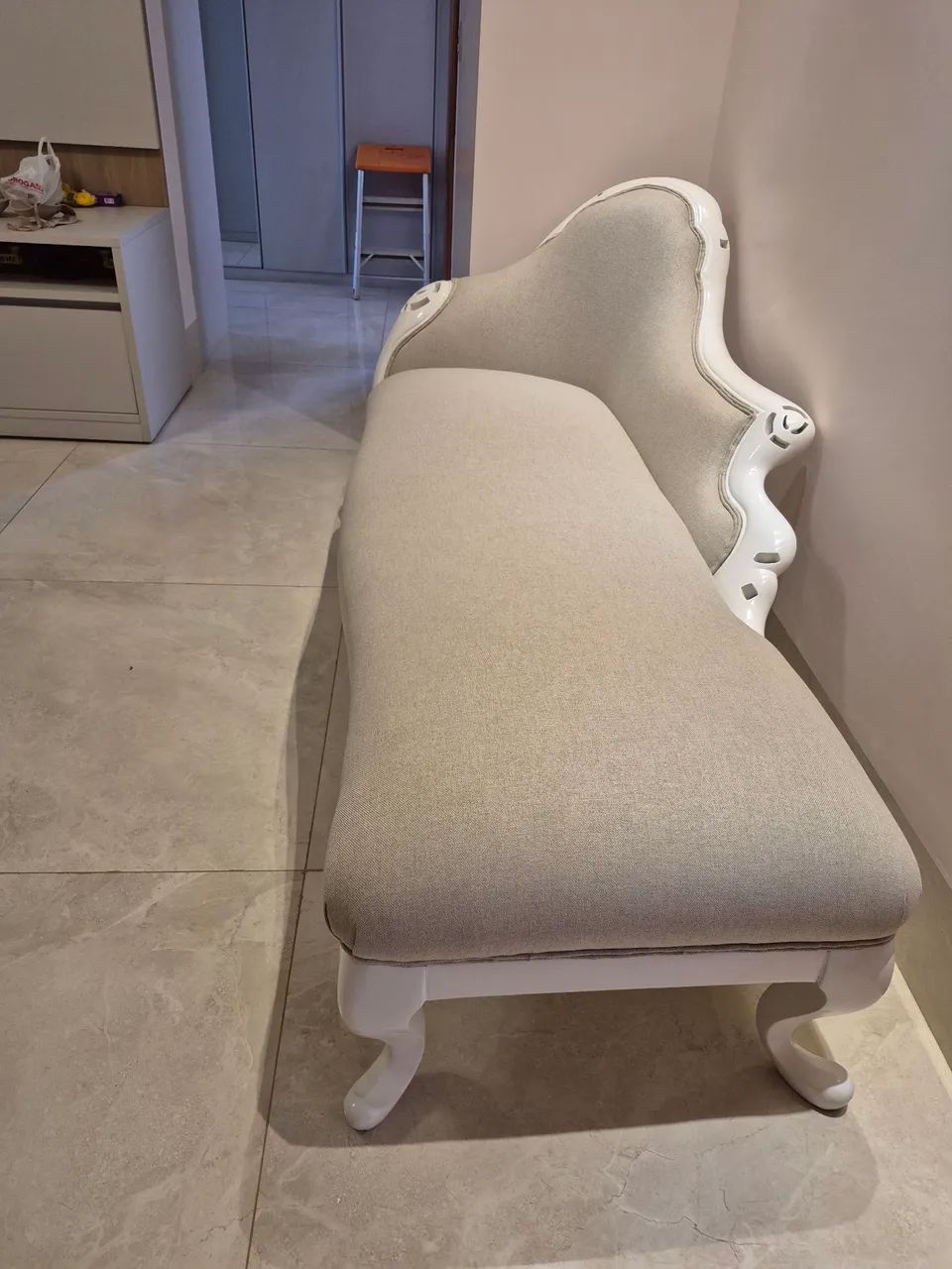 Divã Luis XV - restaurado - Foto 4