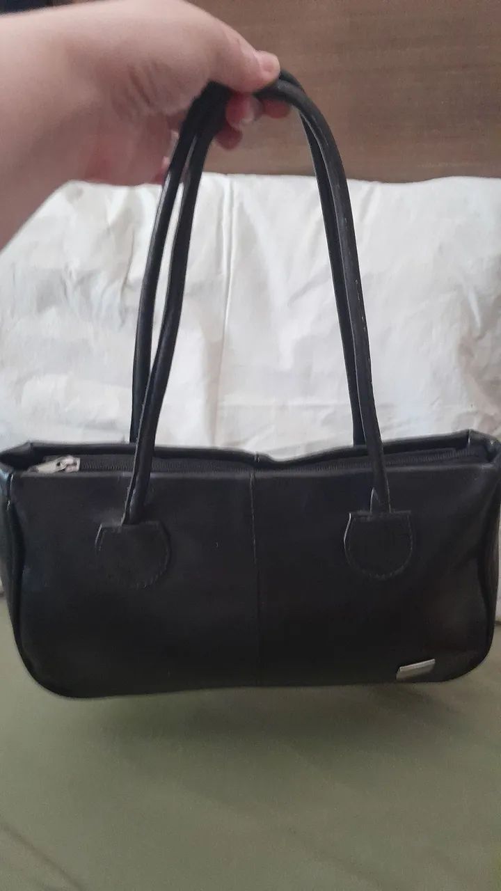 Bolsa Pequena Couro Legítimo Mr. Foot - Foto 3