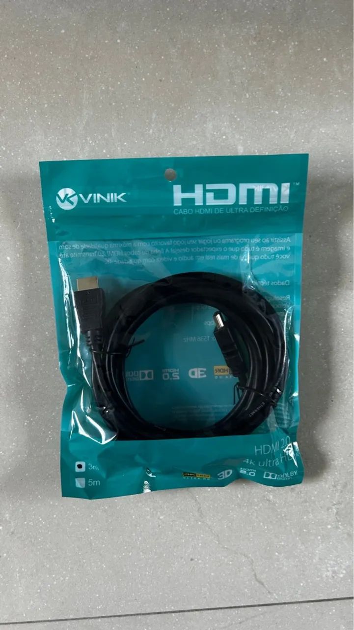 Cabo HDMI 3M Vinik Novo Lacrado