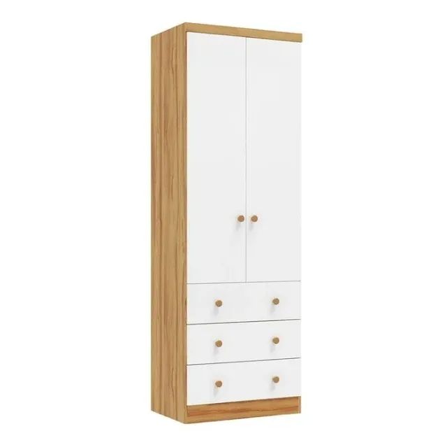 Guarda Roupa Júnior 2 Portas e 3 Gavetas 100% MDF - Foto 3