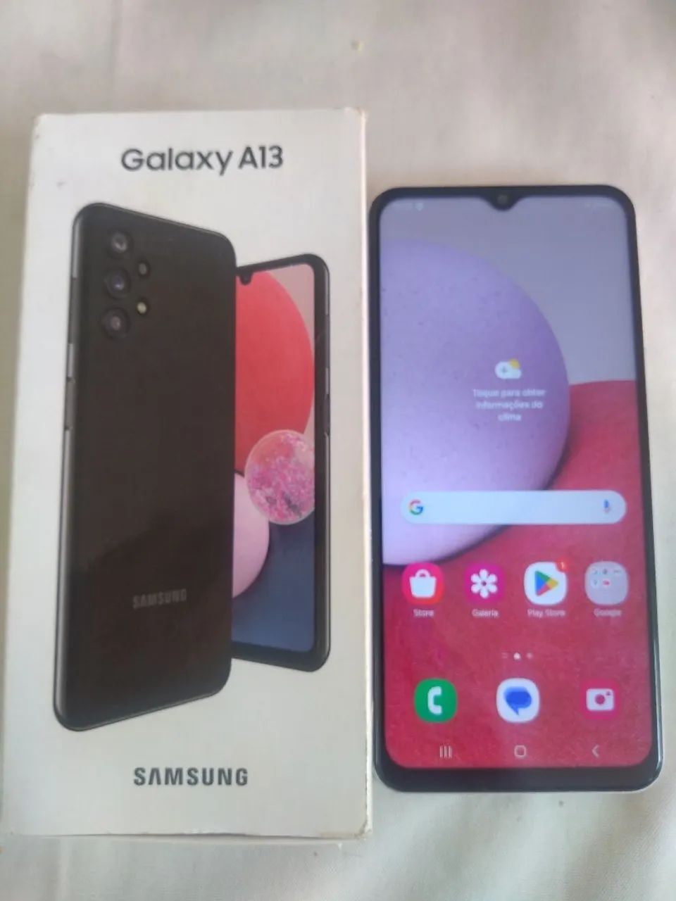 Samsung A13 ,128 GB  perfeito estado !!!! Nunca aberto !!! Pra sair agora 