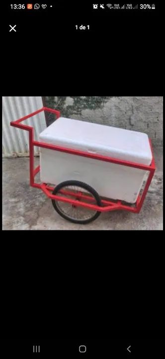 Carrinho de mão para comércio