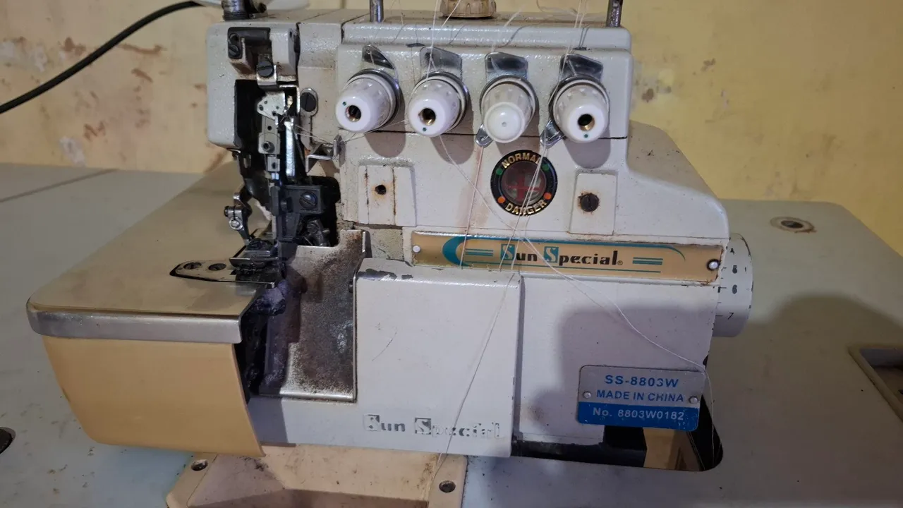 Overloque ponto cadeia overlock