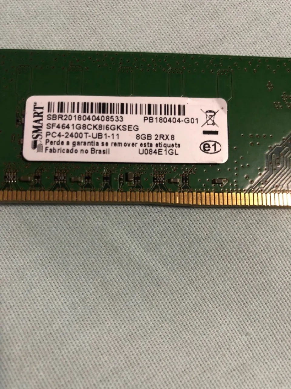 Memória RAM Smart 8GB DDR4 2400MHz