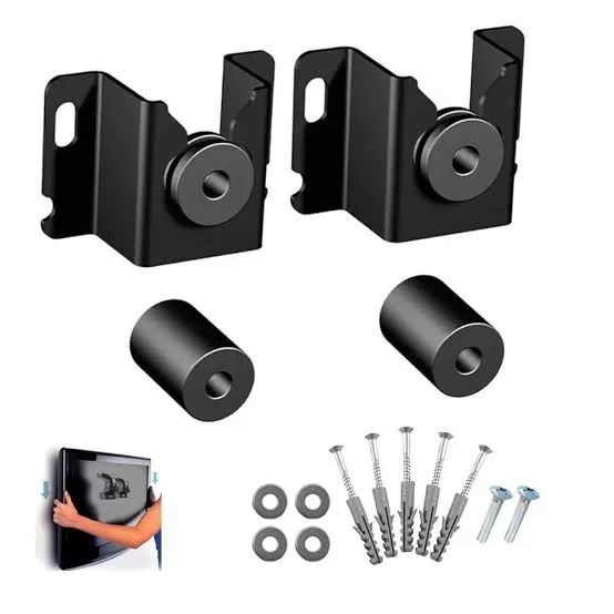 Suporte fixo de tv novo e instalação