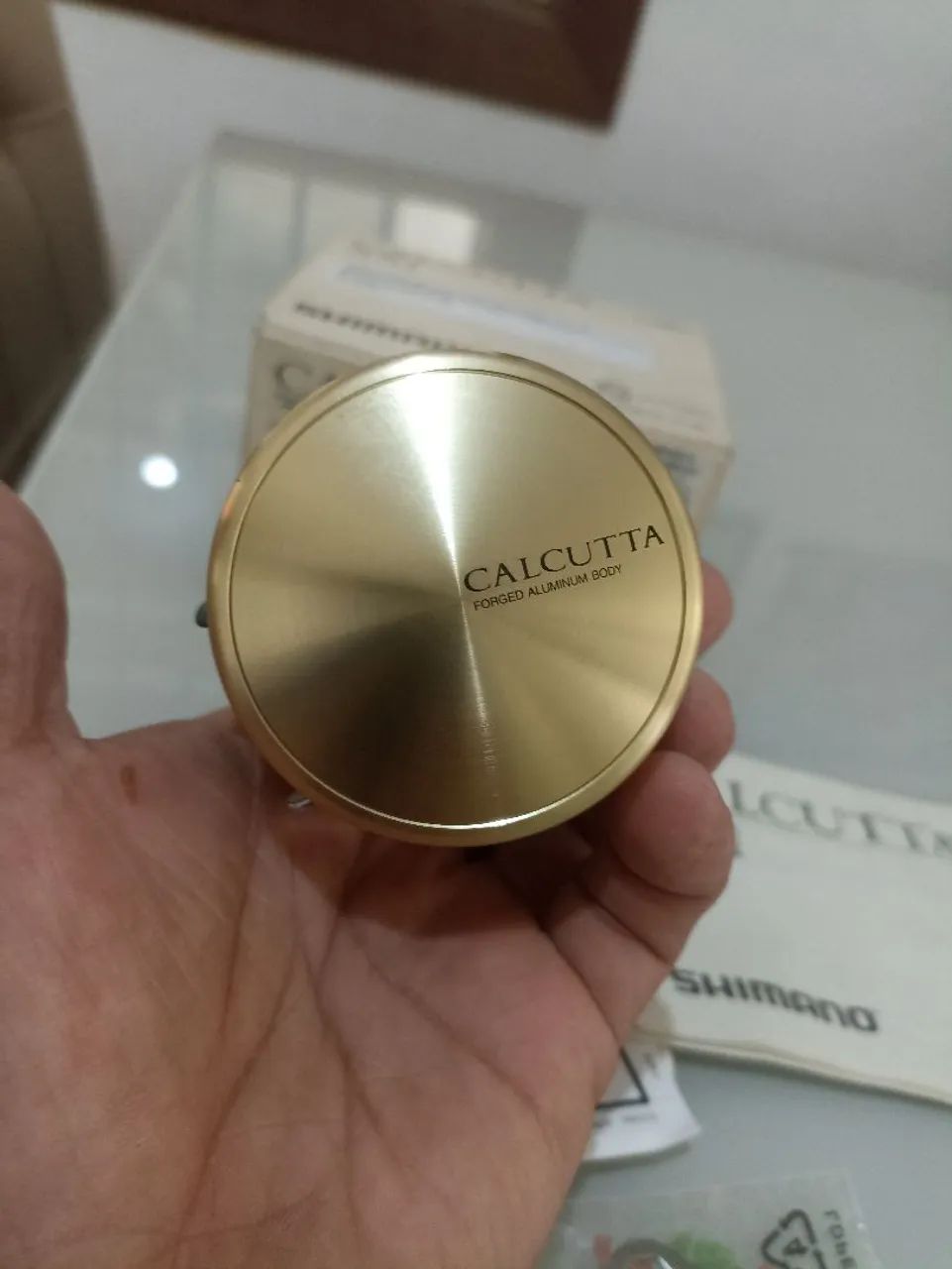 Carretilha  Shimano Calcutta 251 nova - Foto 3