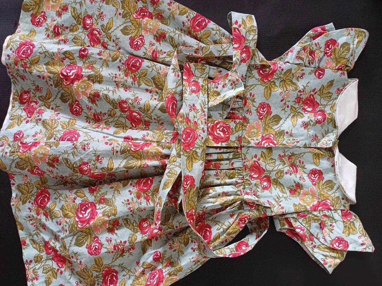 Conjunto Macacão Carter's Bebê - Unissex - Tam. 1 ano e Vestido Floral Tam.  1 ano - Foto 3