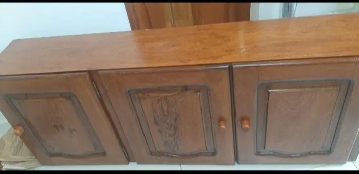 Armário De Cozinha De Madeira em Angelim 
