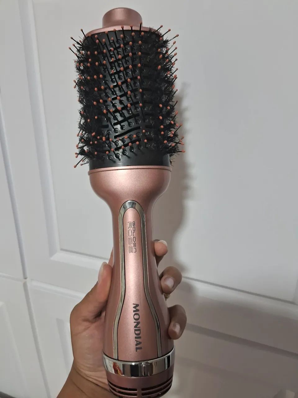  escova rotativa para cabelo mondial Rose