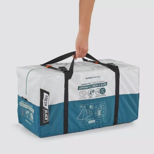 Barraca de Camping Quechua 4.1 Fresh & Black Arpenaz - Foto 6