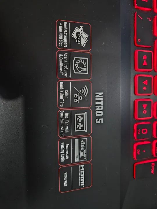 Notebook nitro 5 i5 Full HD 144Hz 16Gb ram - Foto 3