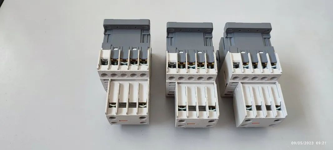 Mini Contator Tripolar 12a Gmc12m 1na 220v Bloco Aux - Foto 4