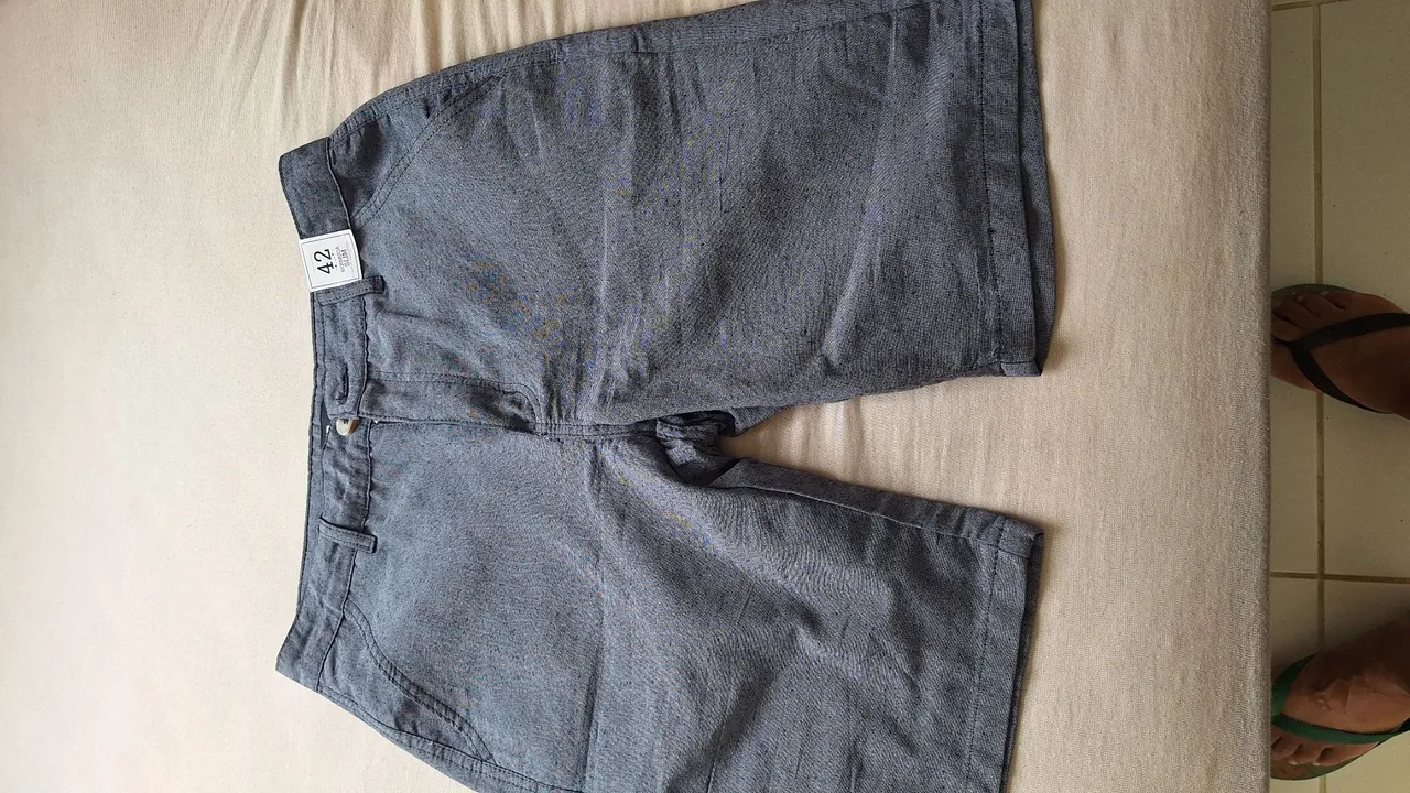 Bermuda Masculina Cinza - Tamanho 42