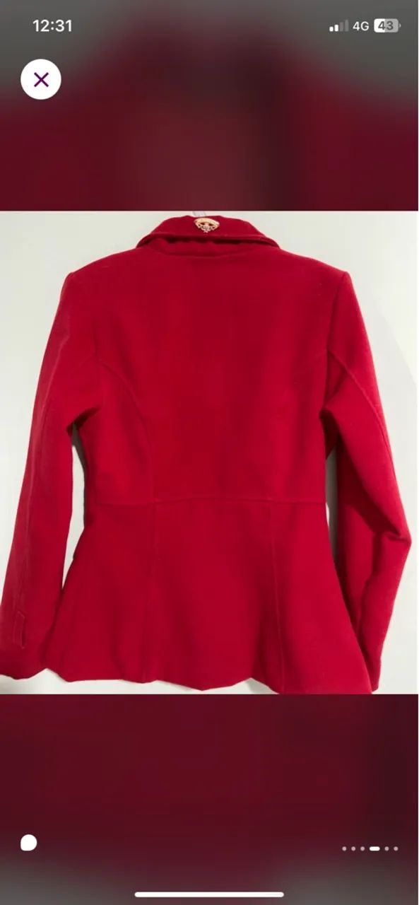 Casaco vermelho - Foto 4