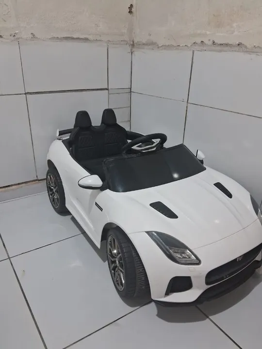 Carrinho Elétrico Infantil - Branco