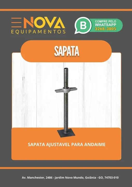 Andaimes, Rodas, Sapatas, Escadas, Guarda-corpo... - Foto 6