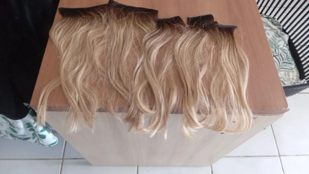Mega em fitas  loiro iluminado - Foto 2