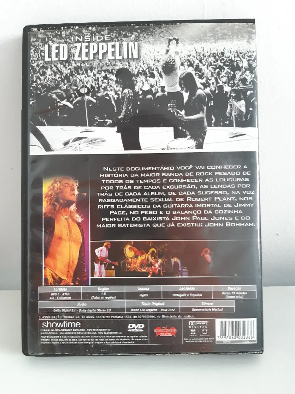 Dvd led zeppelin inside 1968-1972 documentário  - Foto 3