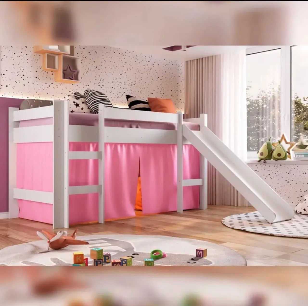 Cama infantil com escorregador - Foto 3