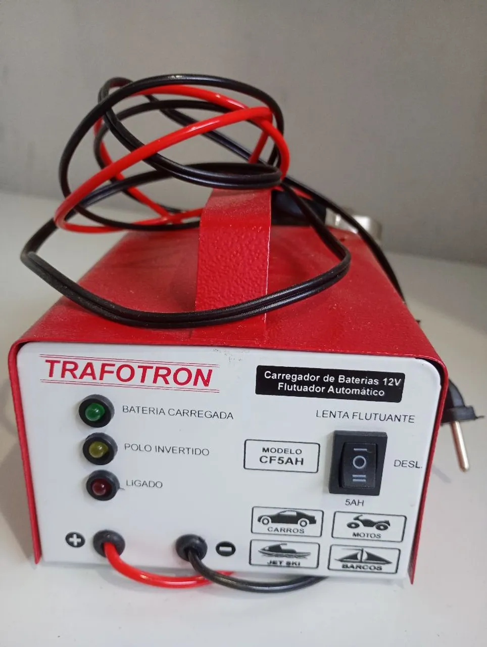 Carregador de Bateria 12V Automático Trafotron CF5AH