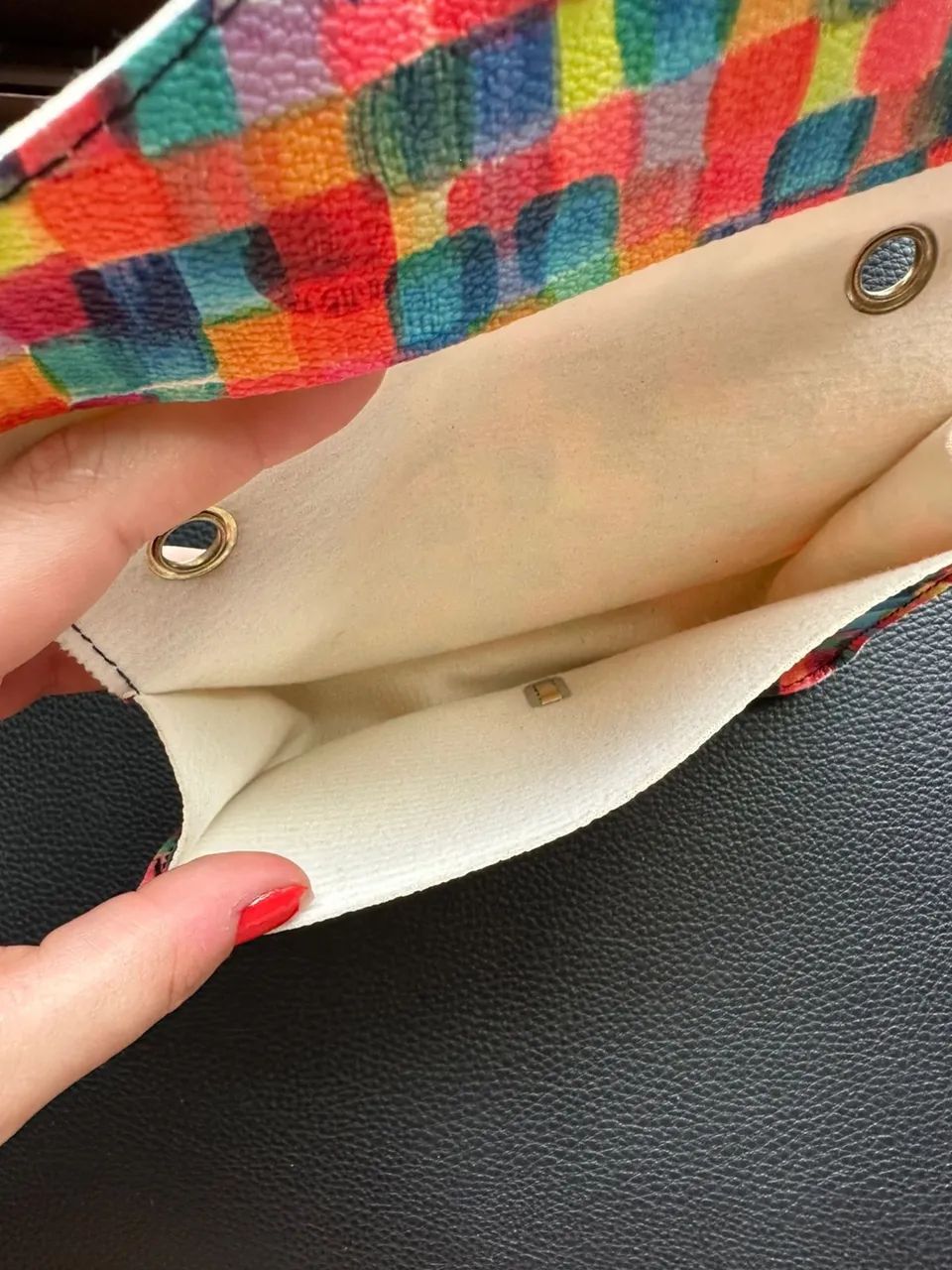 Bolsa Mini Colorida Estampada - Sem Marca - Foto 3