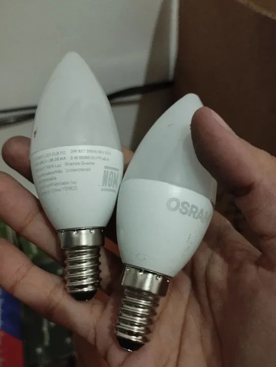 Lâmpadas LED E14 branco quente