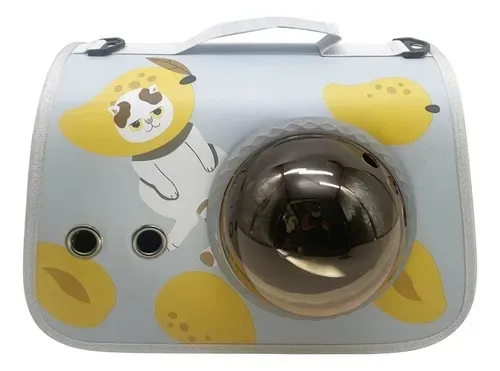 Transportadora para gatos com design divertido