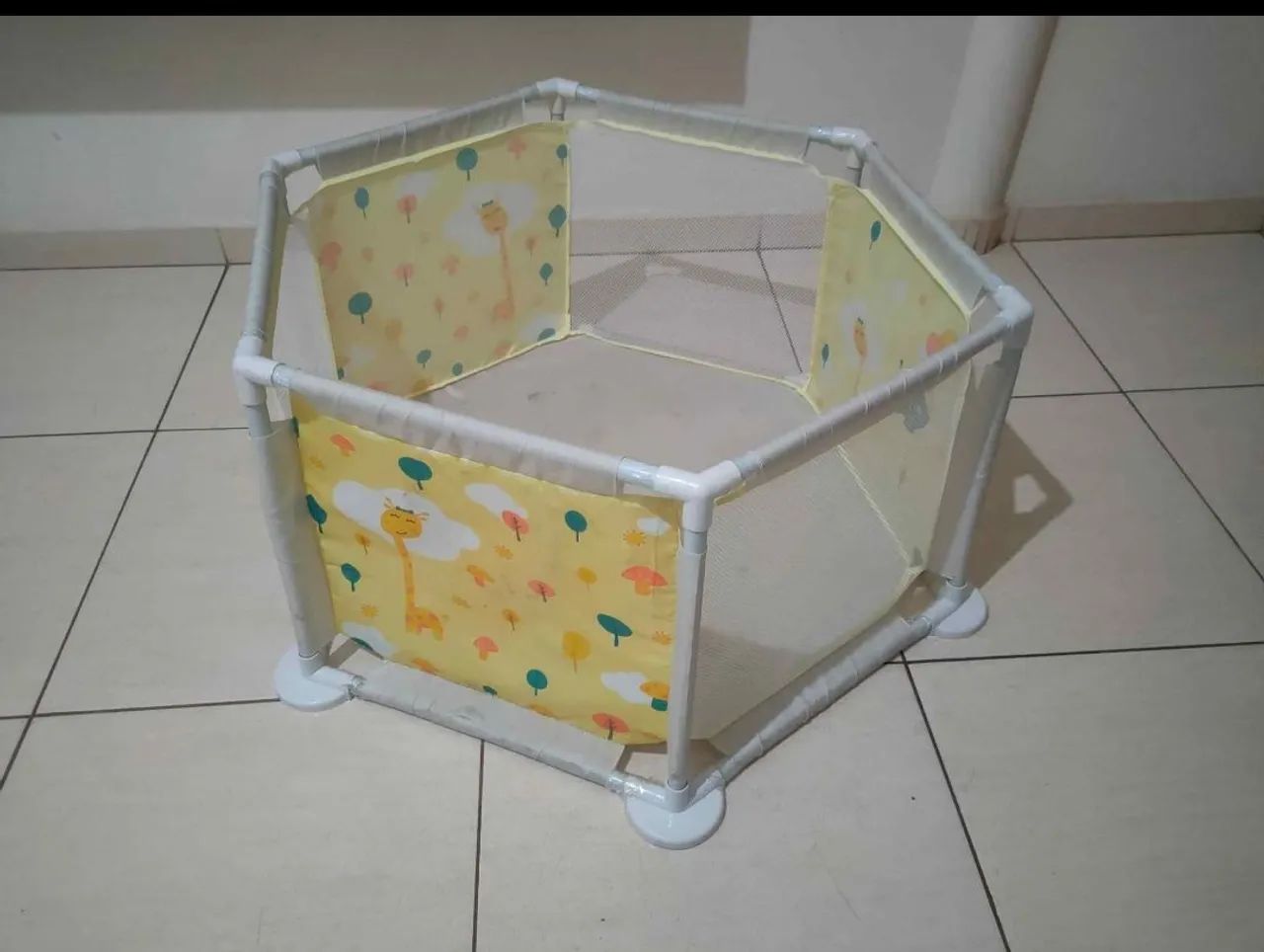 Cercadinho Bebê Infantil Chiqueirinho Portátil Menino/Menina<br>