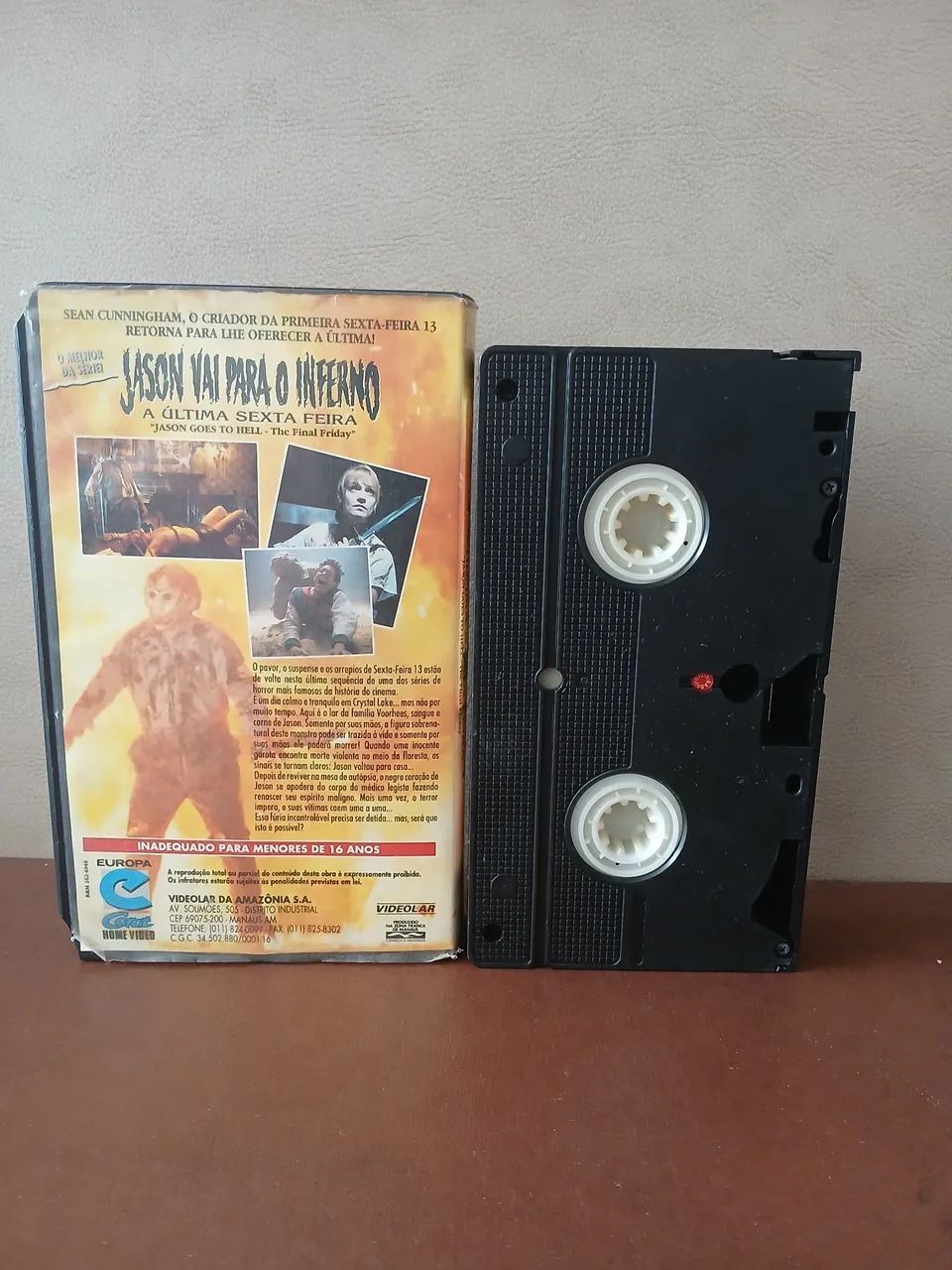 Jason Vai Para o Inferno - VHS - Raro - DVD, Blu-Ray e Vídeo