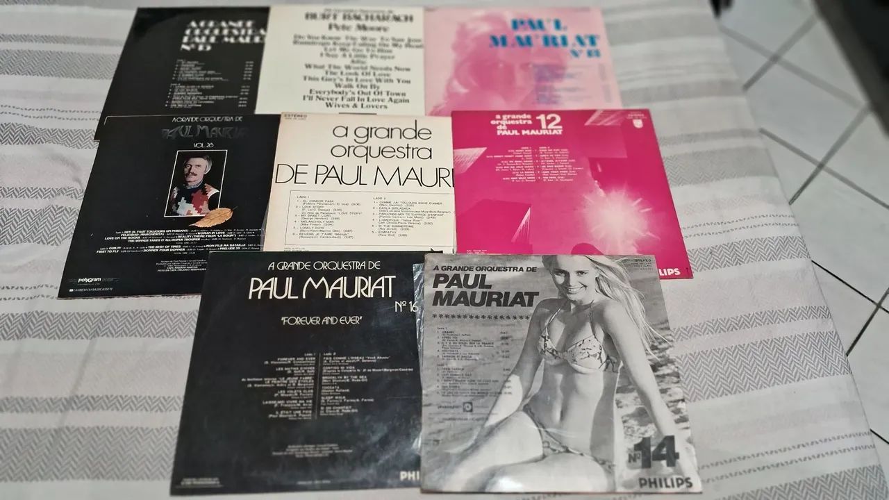 Lote 8 discos- Coleção de Discos de Vinil Paul Mauriat - Foto 2