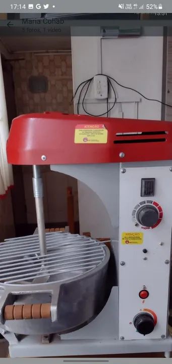 Maquina de fazer  massa de salgados(masseira) 220 com botijao de gas em carapicuíba - Foto 5