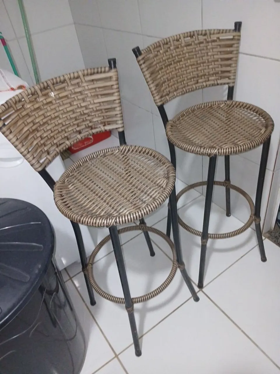 Banquetas de Fibra Sintética para Cozinha