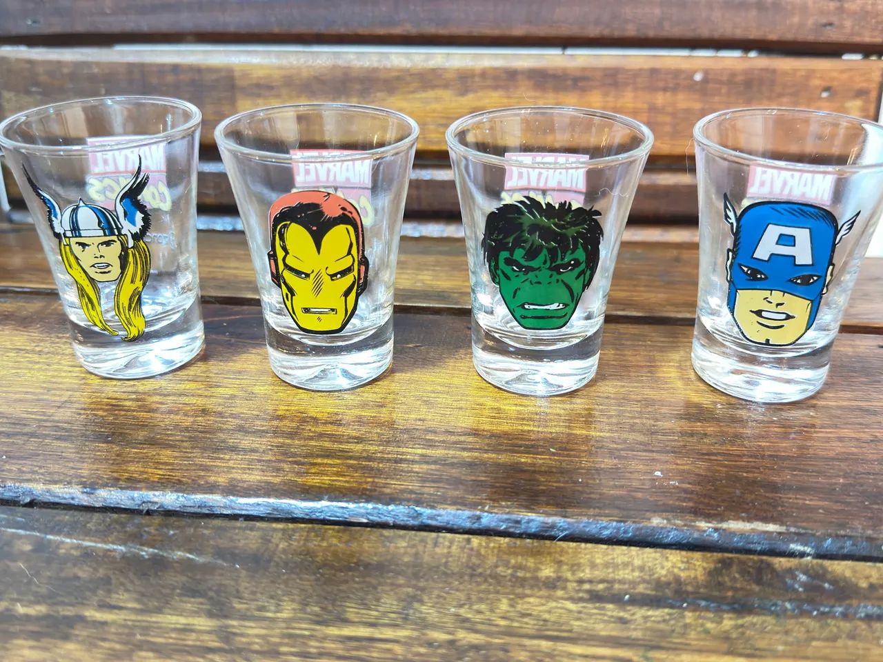 Kit copos shot da Marvel - Foto 3