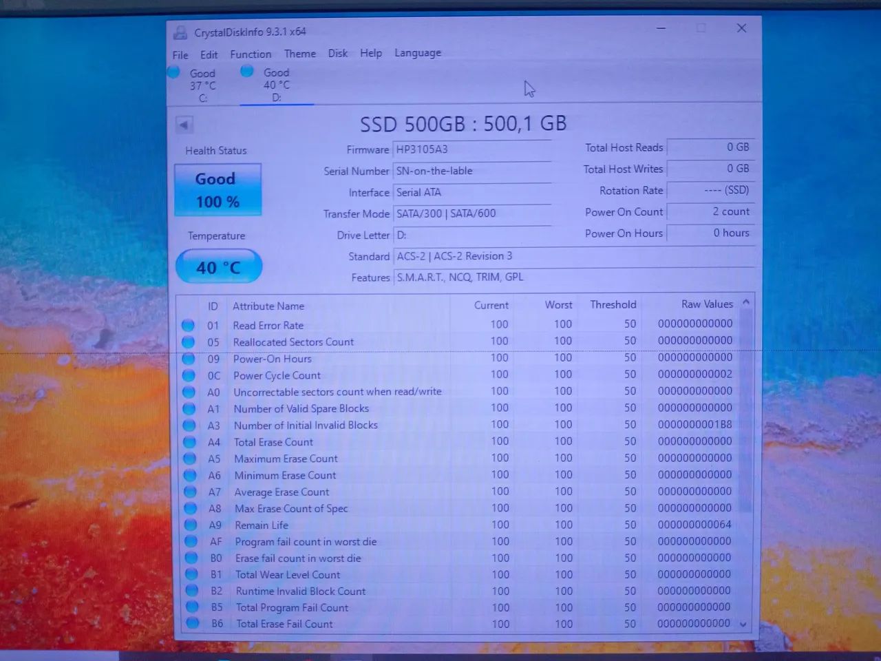 SSD SATA III 500GB + Cabo SATA - Foto 4