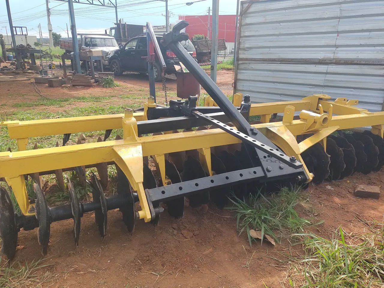 grade niveladora baldam 42 discos - Foto 5