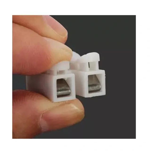 Kit 15 Peças Conector de Pressão Emenda Dupla Para Fios Engate Rápido - Foto 2