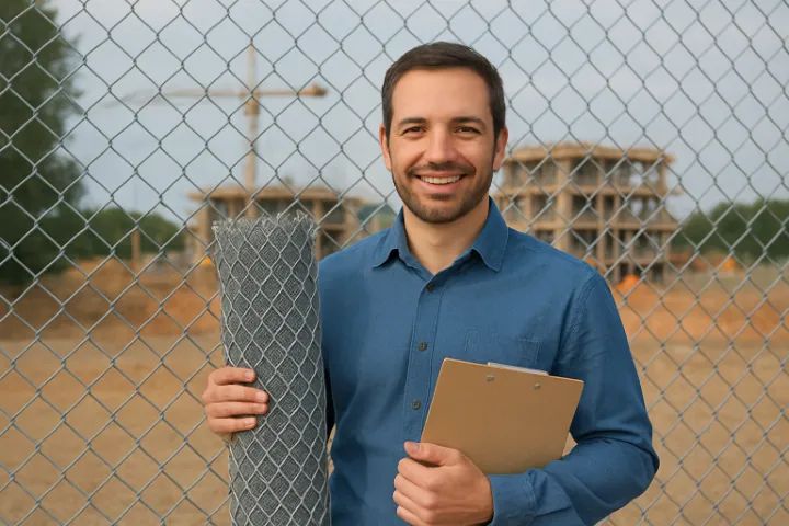 Cerca, com tela e palanquedaFábica num só lugar! 