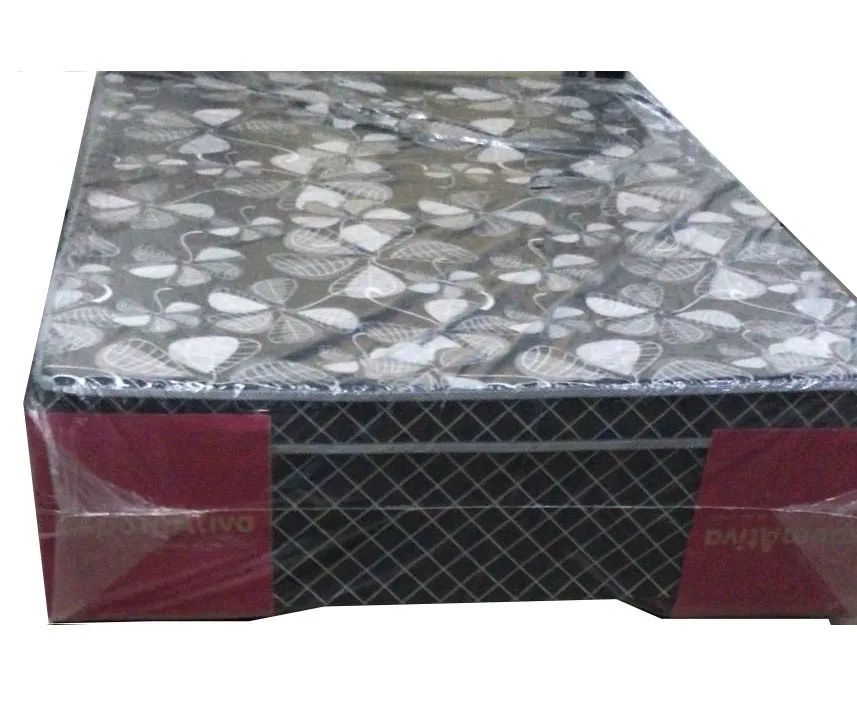 Cama Box Casal Colchão Conjugado