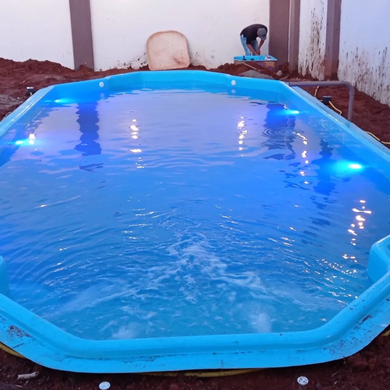 Piscina modelo Vênus 10 metros com iluminação led