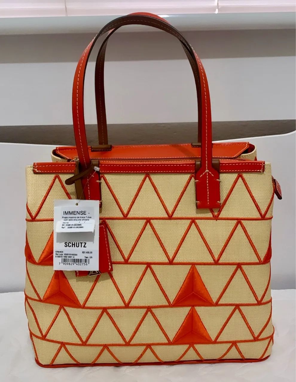 (NOVA!) Bolsa Schutz Triangle Triângulo Shopping (Nina) - Foto 5