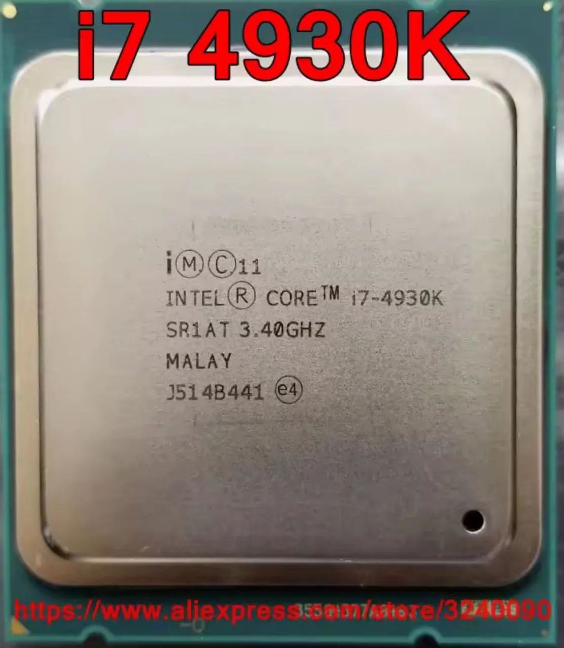 Kit placa mãe Mougol lga 2011+processador Intel Core i7 4930K+ Memória DDR3 8GB 1600 MHZ J