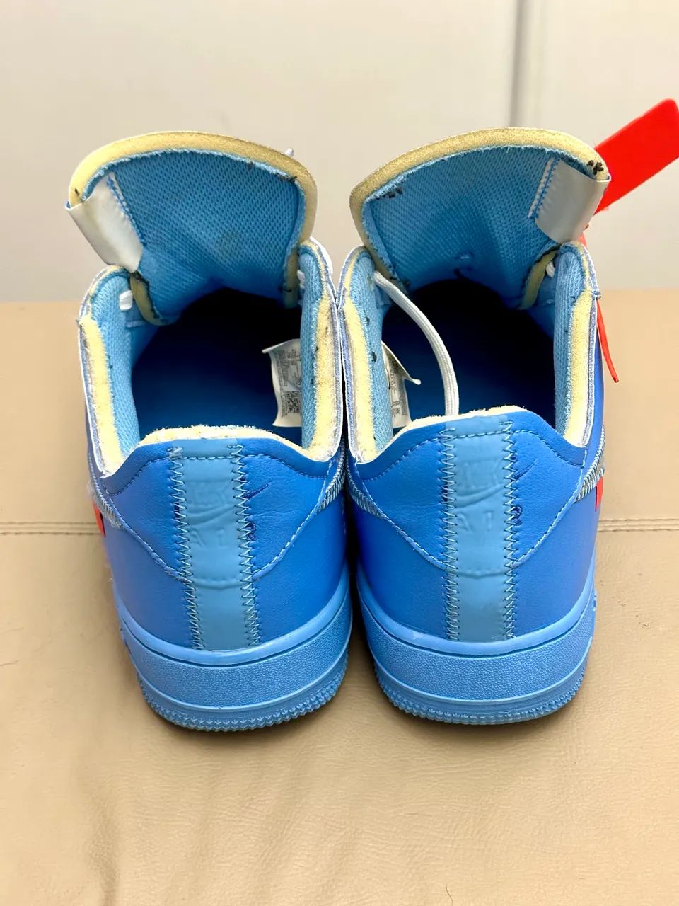 Tênis Off-White X Nike Air Force 1 MCA Blue - Foto 4