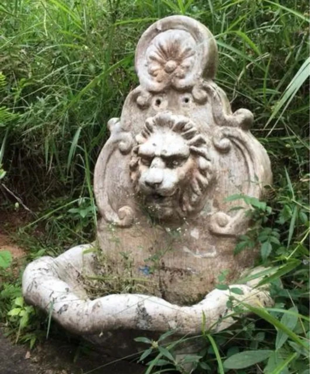 Grande fonte Cabeça de Leão em concreto - Foto 6