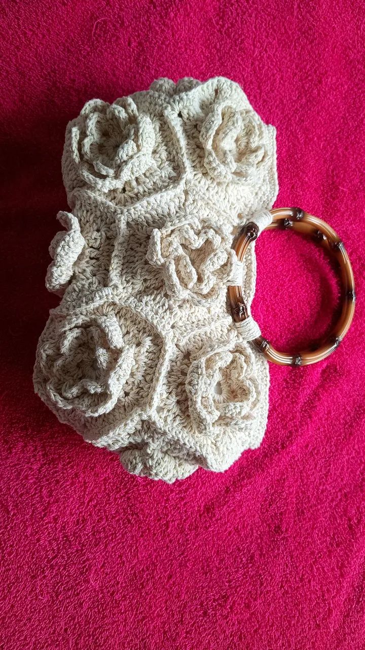 Bolsa de crochê  - Foto 4